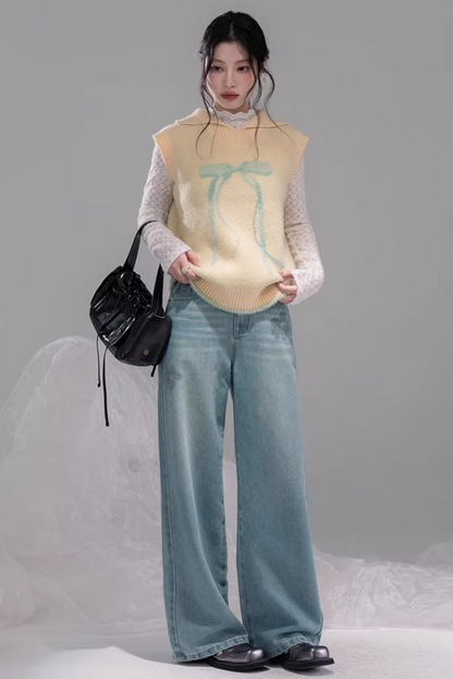 Bright Spring Day Jacquard Vest