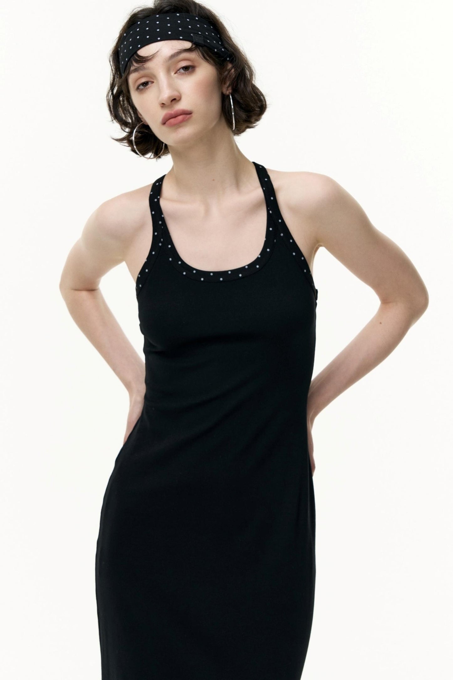 Tencel Striped Camisole Slim Dress