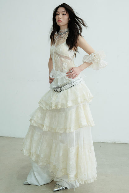 Vintage Lace Fairy Dress