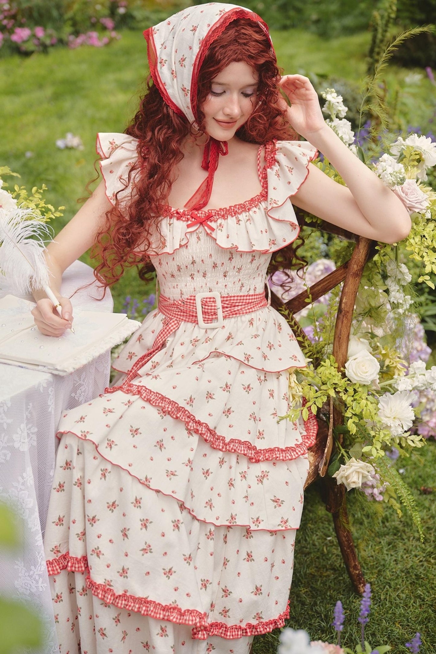 Summer Floral Tower Dress