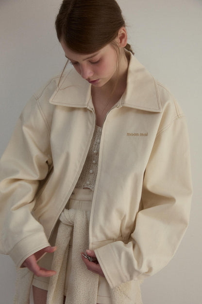 Embroidered A-Line Jacket Skirt Set-Up