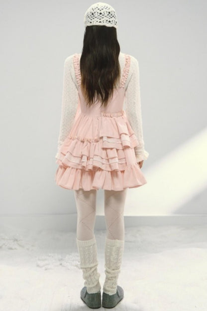Pink Corduroy Princess Dress