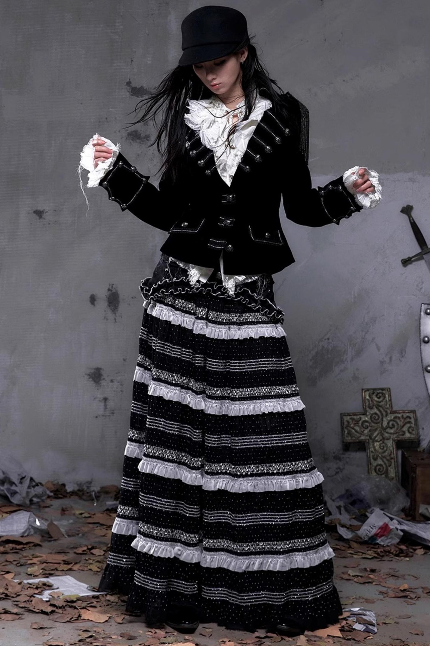 Rock Daughter Lace A-Line Skirt