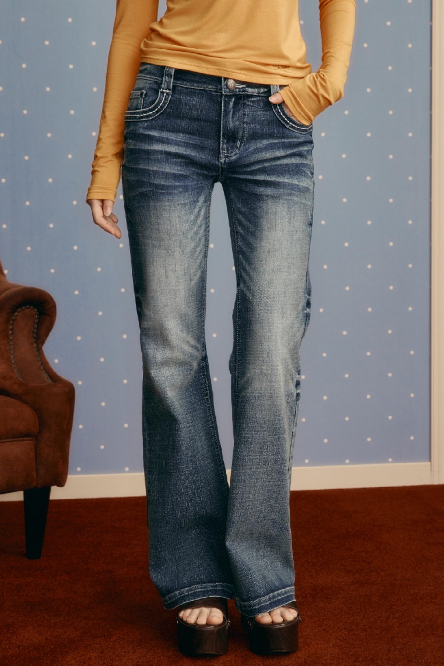 Winter Straight-Leg Jeans