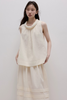 Maglia color bianco crema
