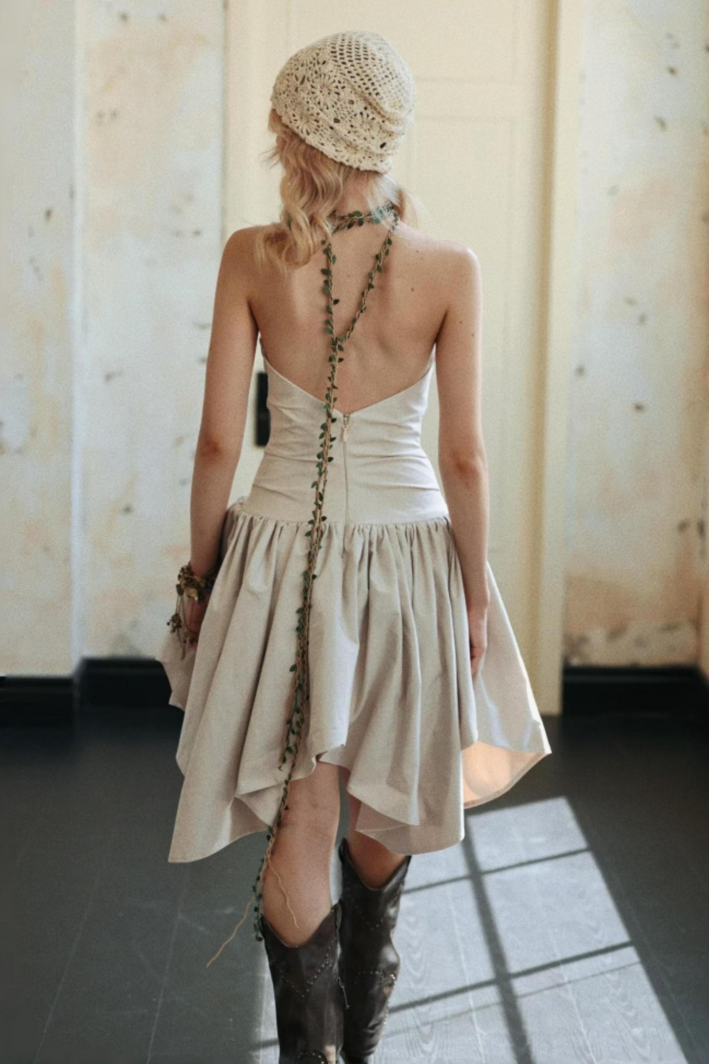 Vintage Irregular Fit & Flare Dress