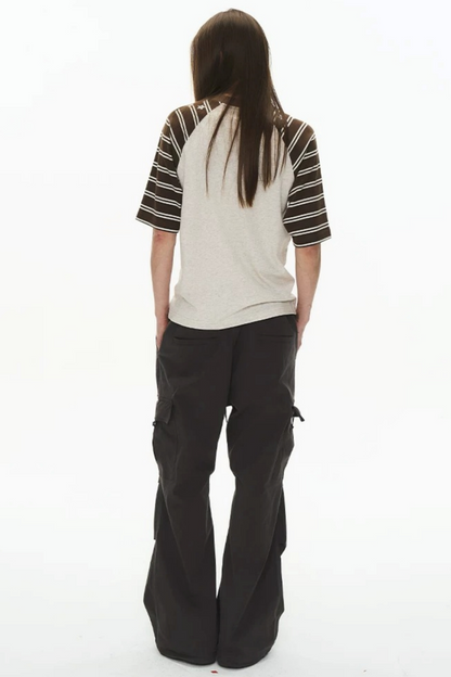 Plaid Pleated Workwear Pants
