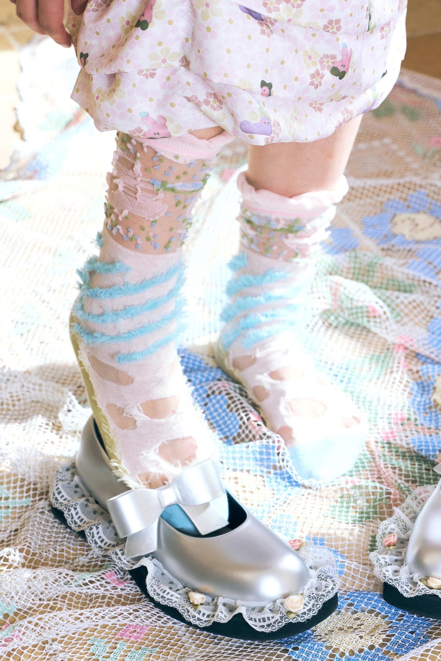 Lace Tassel Socks