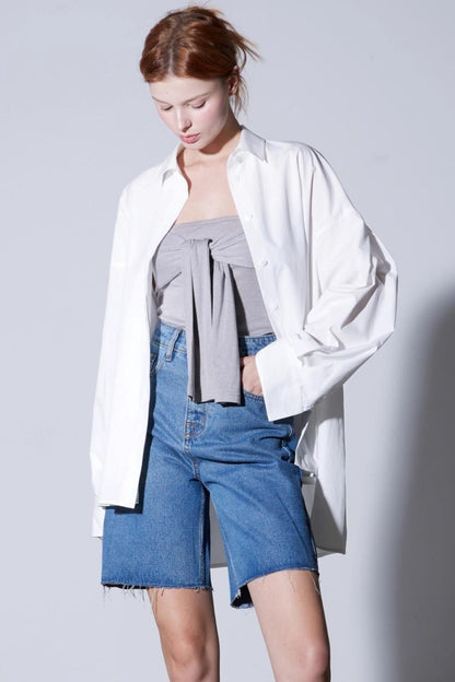 Autumn Classic Architecture Silhouette Shirt