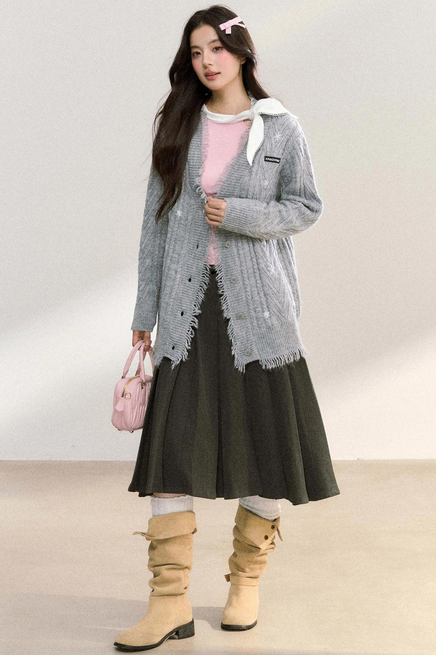 Floral V-Neck Cardigan