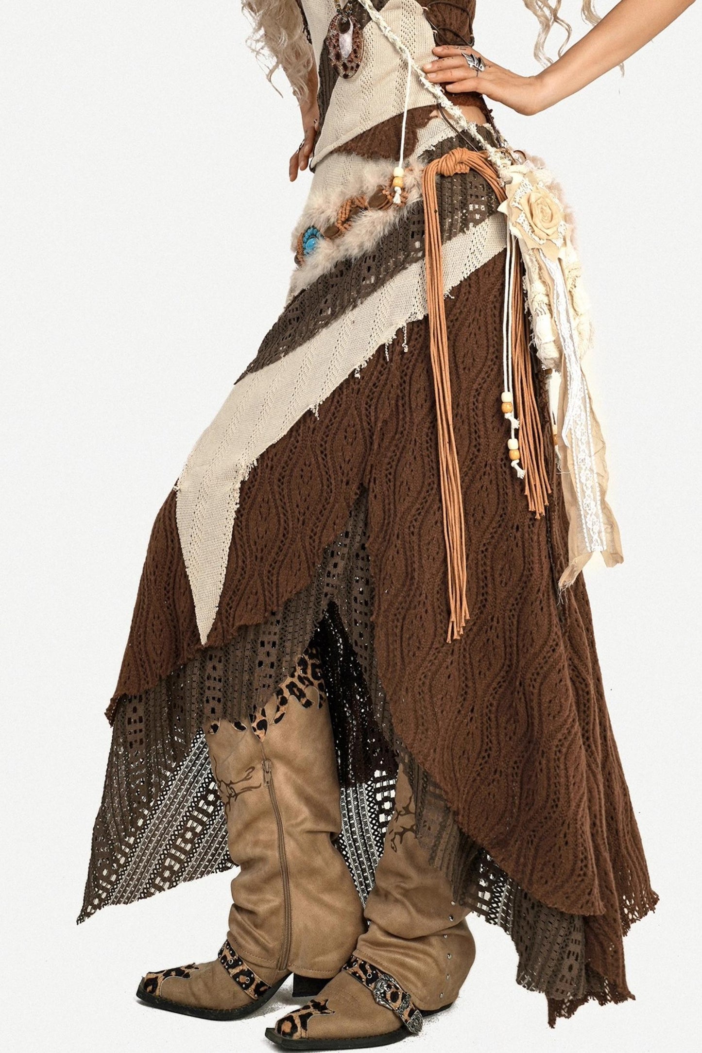 Milky Cool Art Skirt Set-Up