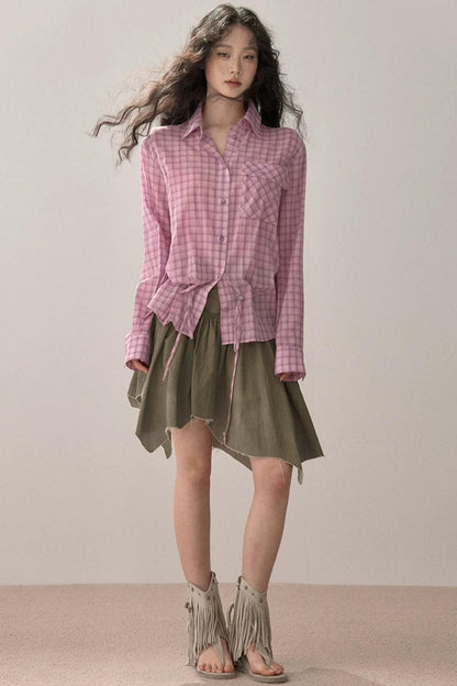 Summer Versatile Plaid Shirt