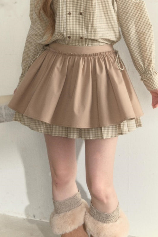 Retro Khaki Tutu Skirt