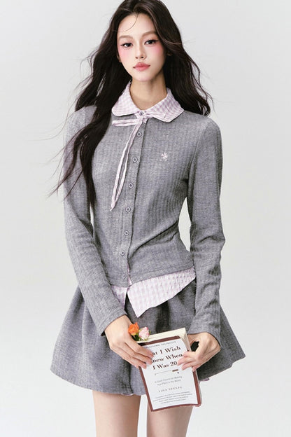 Korean High School Style Two Piece Set-Up