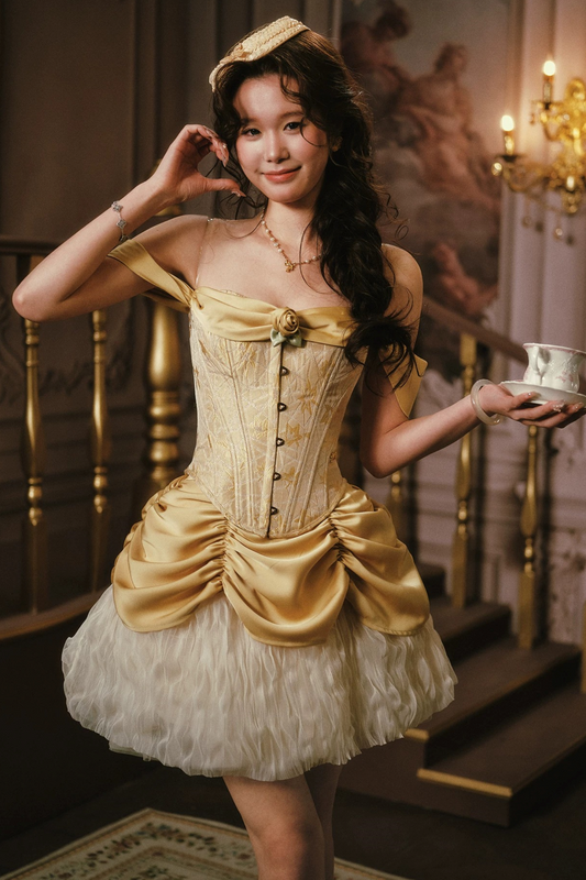 French Princess Heavy Craft Corset Set-Up