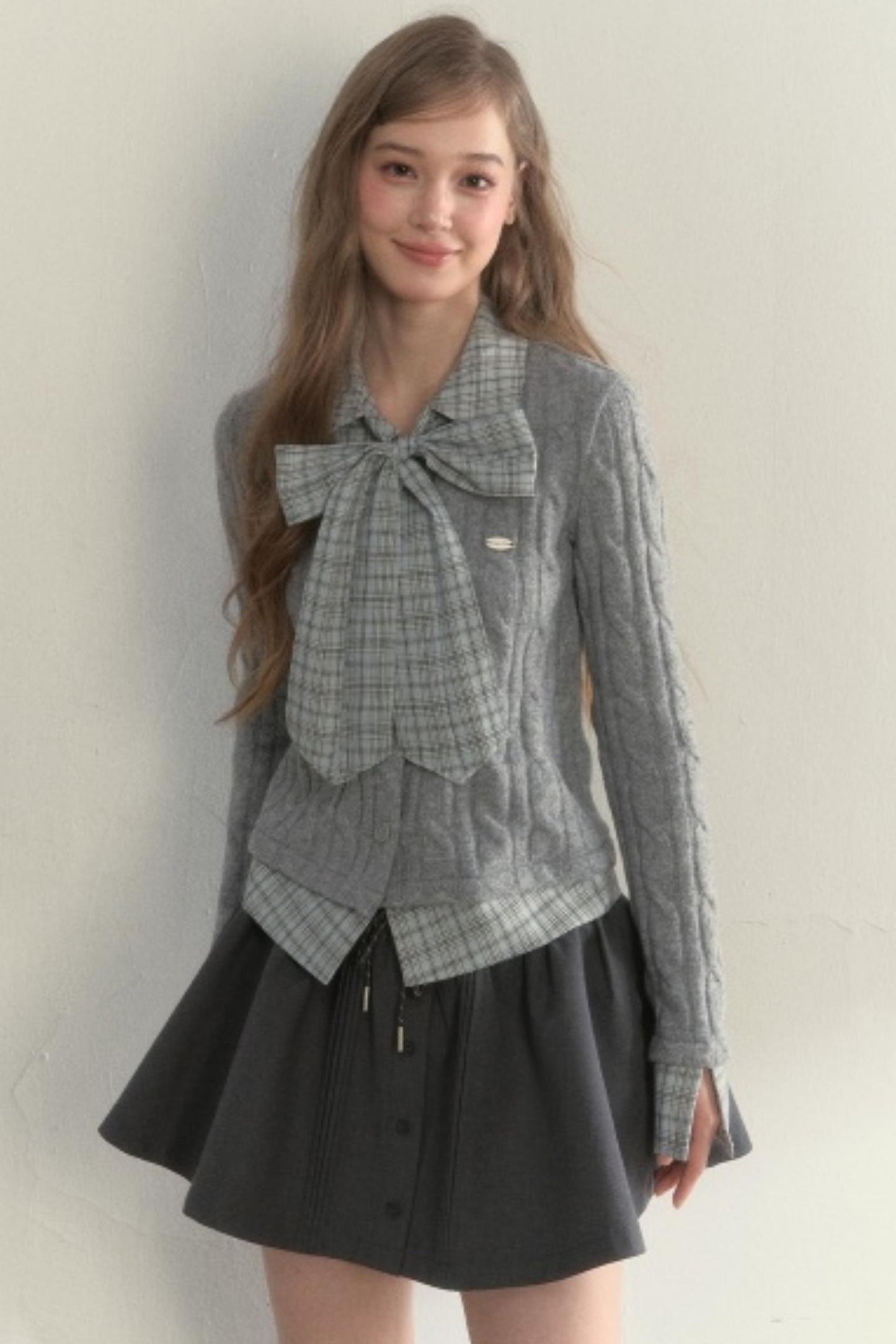 Retro Twist Knit Sweater