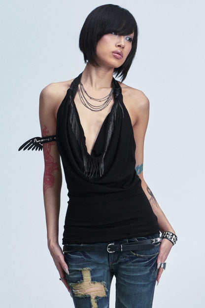 Two-Color Stretch Top