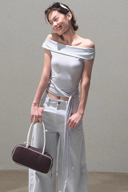 Summer Chic One-Shoulder Top