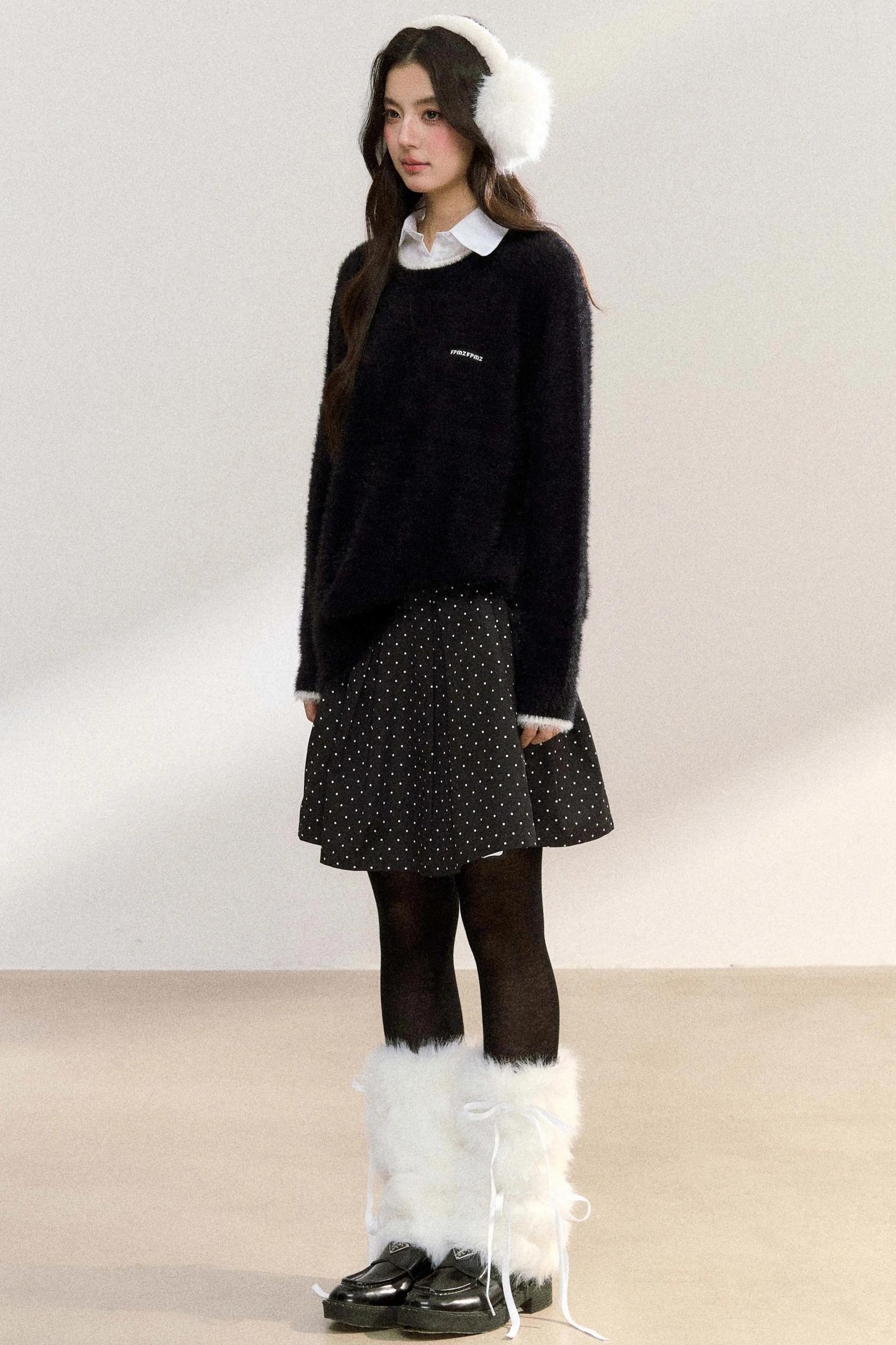 Metal Button Knit Pullover Top