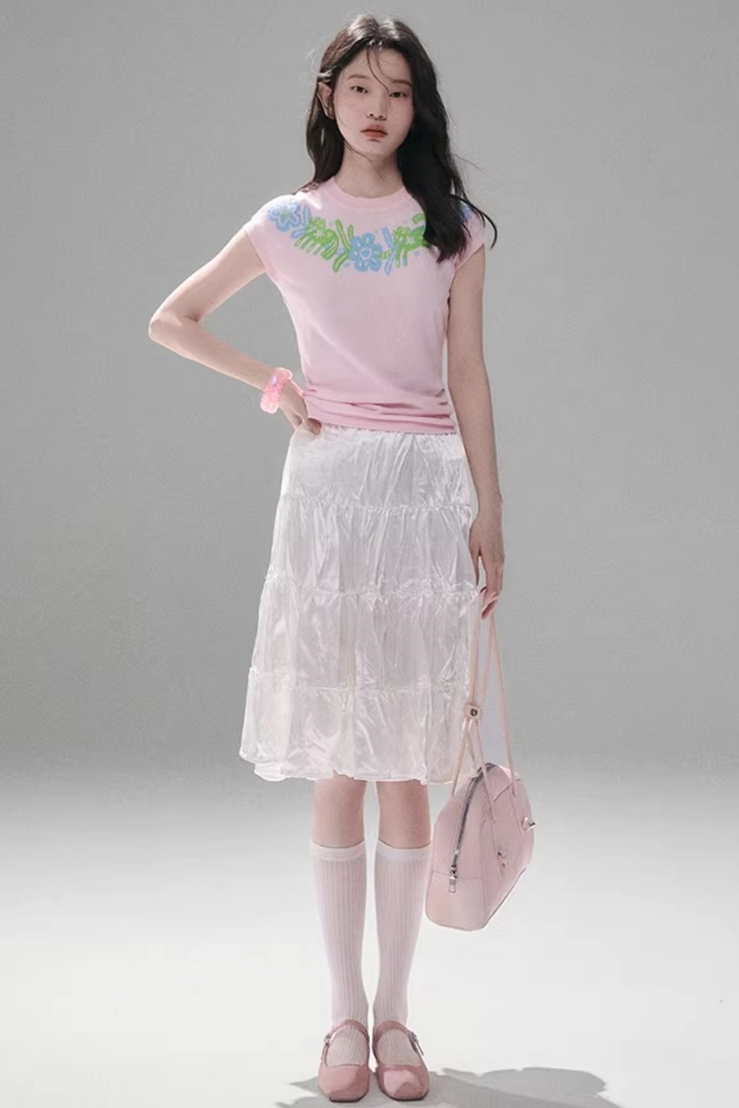 Little Horse Jacquard Cotton Top