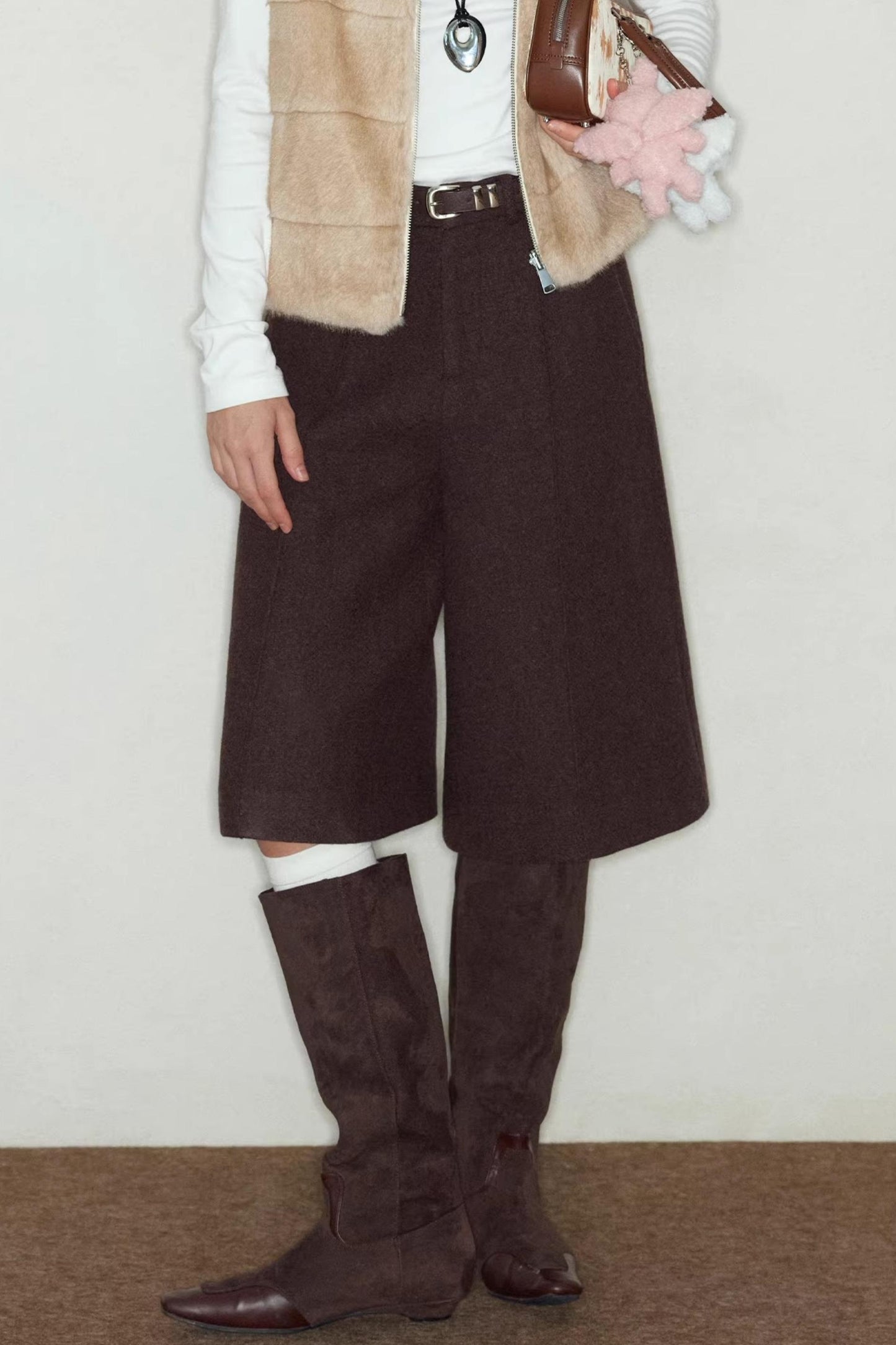 Rotbraune Wollhose