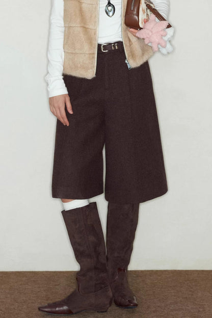 Rotbraune Wollhose
