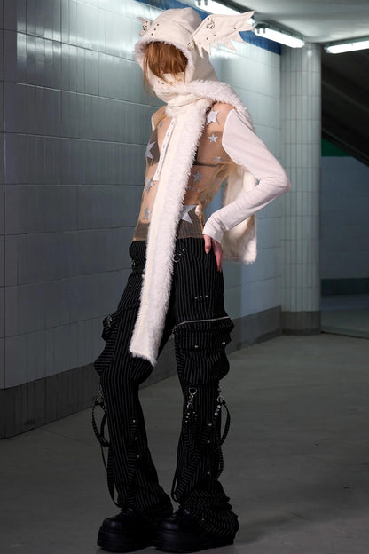 Angel Wings Cover-up Hat Scarf