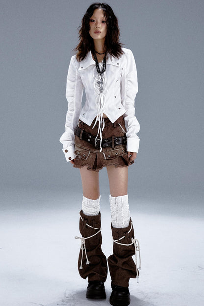 Spring Silhouette White Shirt