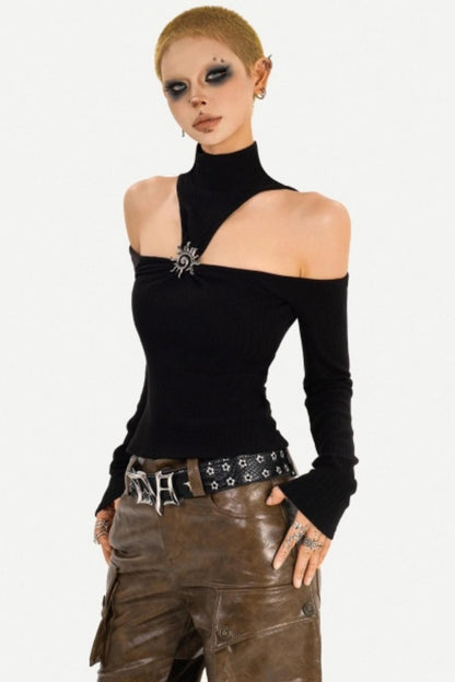 Retro Coffee Leather Pants