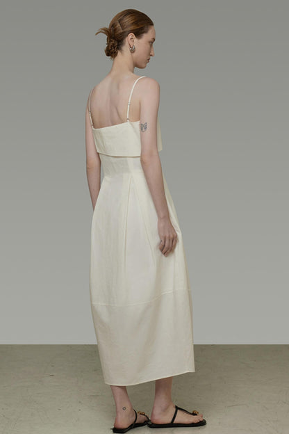 Flipped Neckline Dress