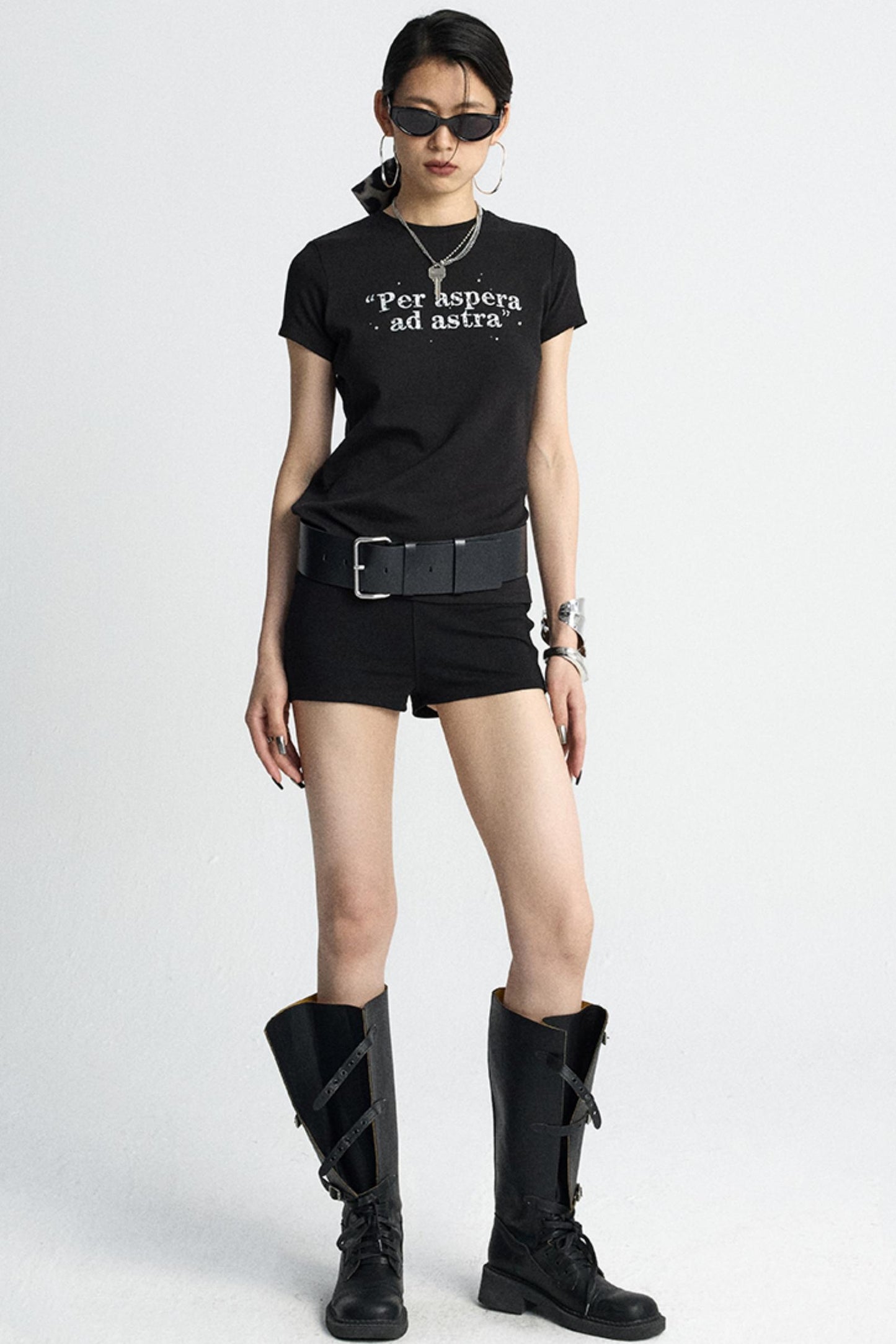 Mottled Chic Slouchy Tee