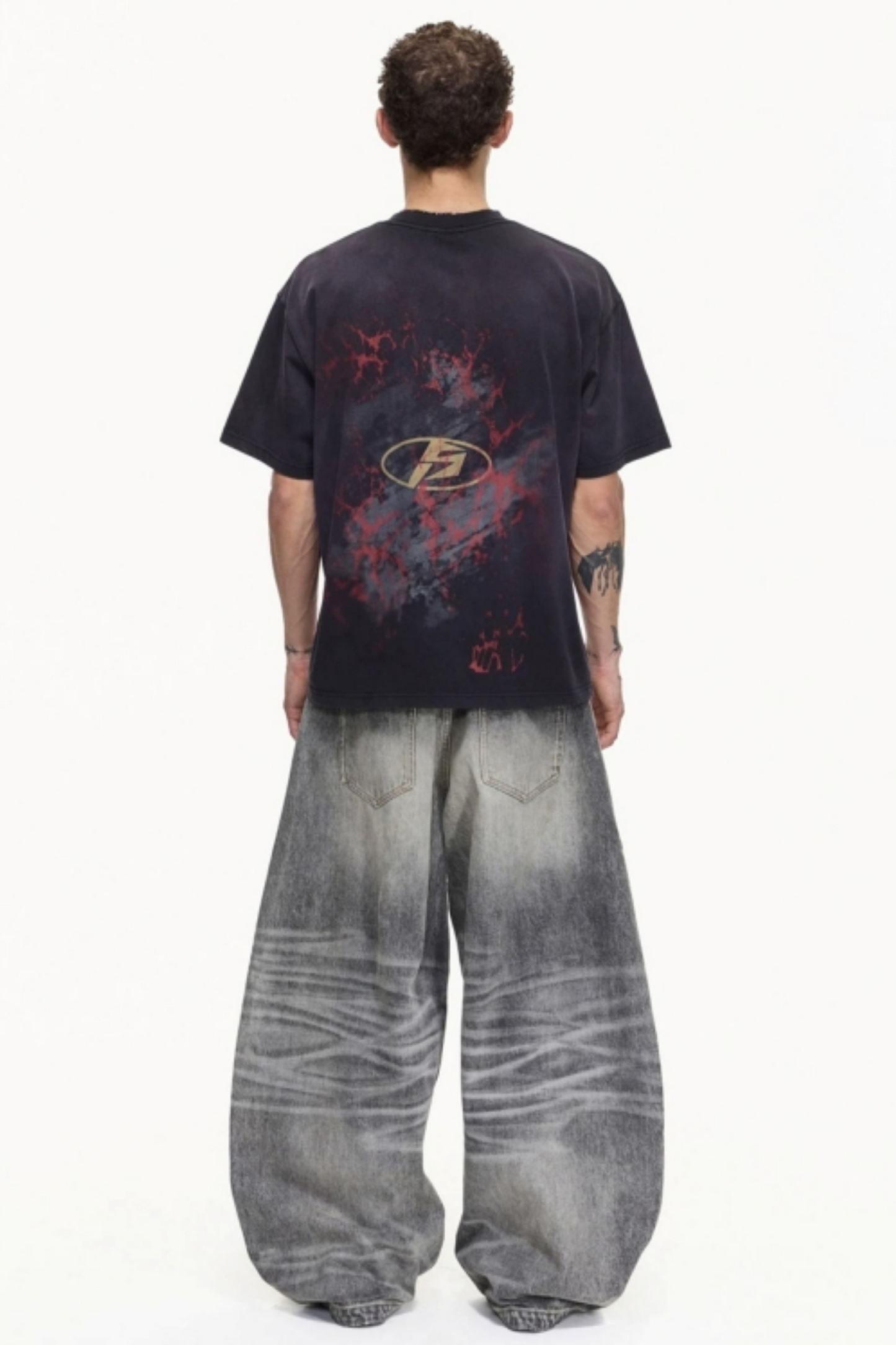 Retro Distressed Cotton Top