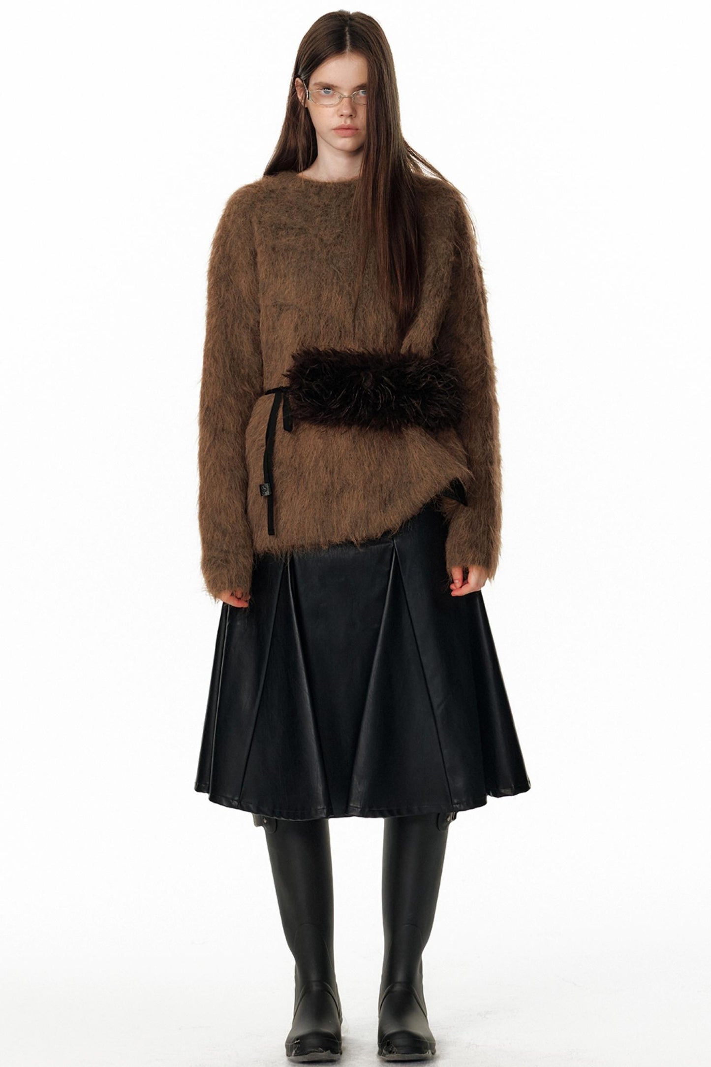 Faux Fur Collar Scarf