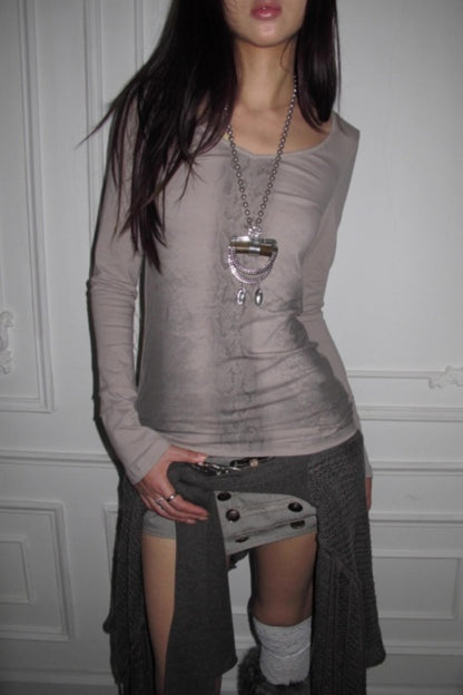 Snake Skin Angel Slim Top