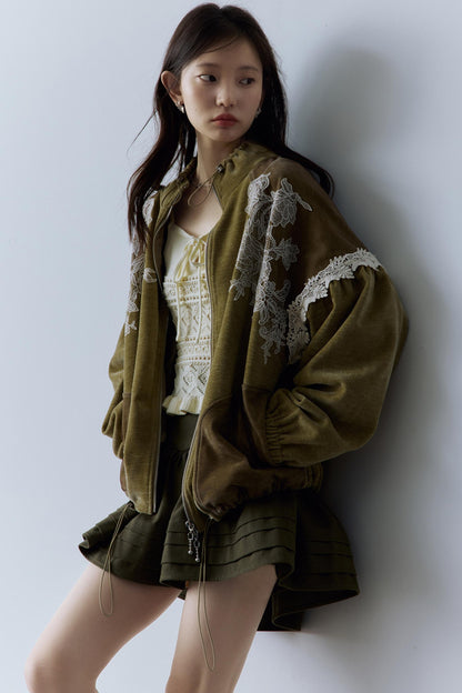 Cedar Green Vintage Layered Skirt