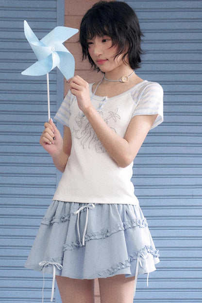 Oceanic Spirit Patchwork Tee