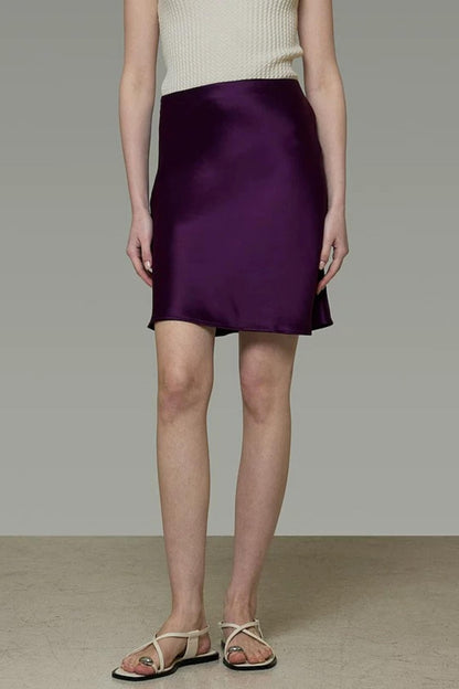Dark Purple French Skirt
