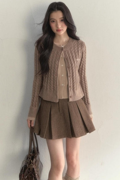 Fake Two Gentle Knit Sweaters