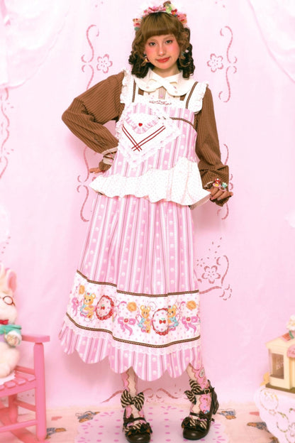 Sweet Pink Lace Vest