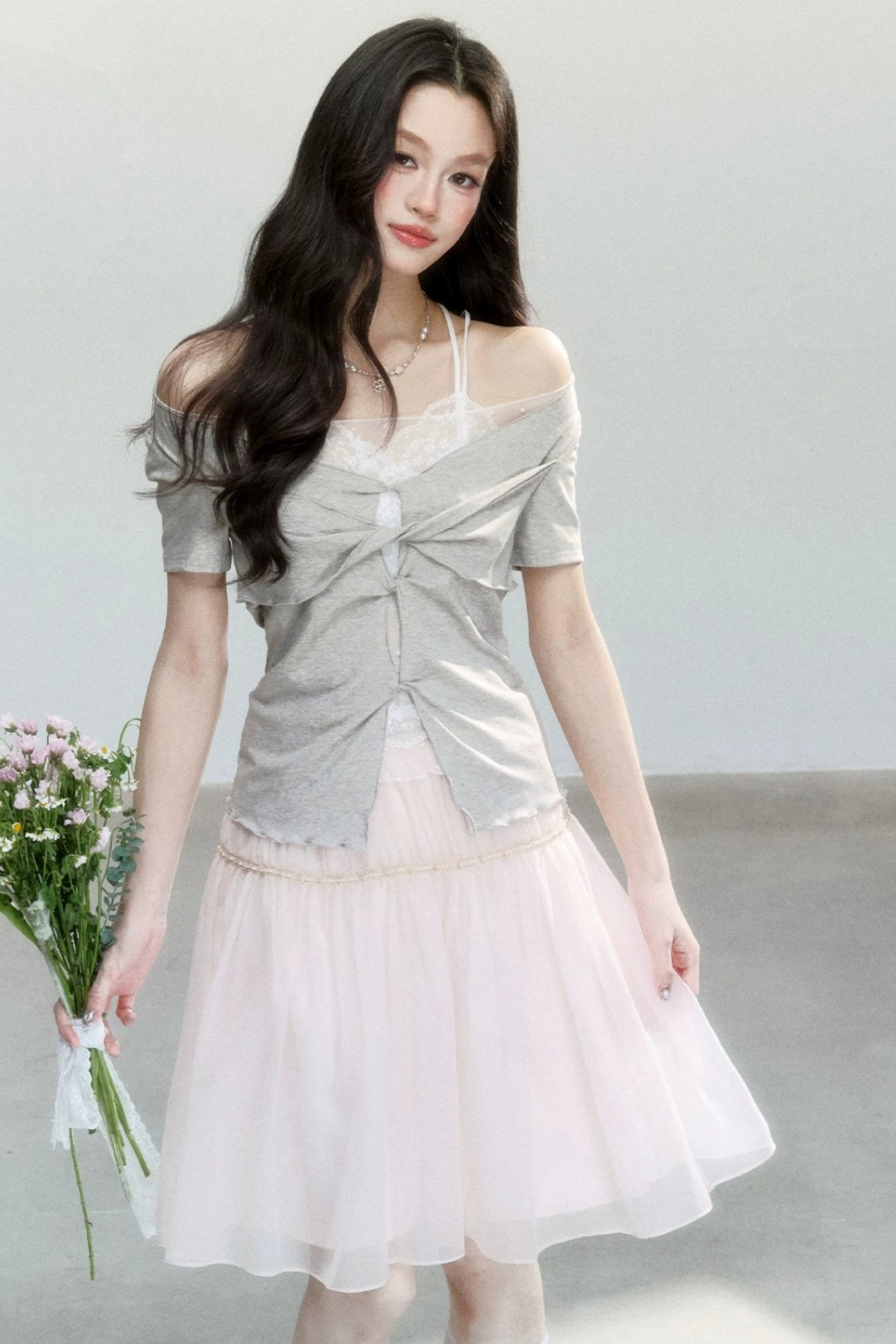 Dream Weaver Lace Knot Top Set-Up