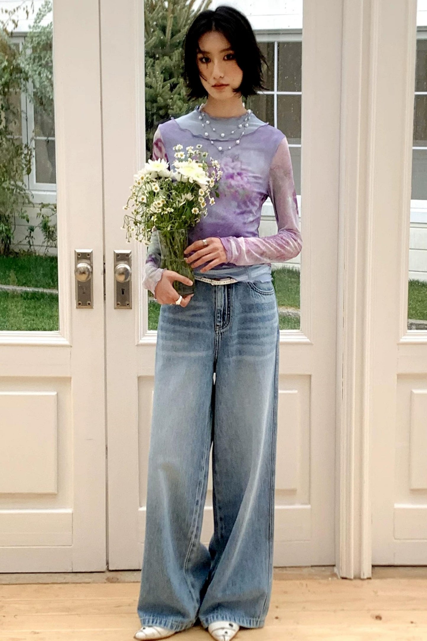 Tencel Hemp Wide-Leg Pants