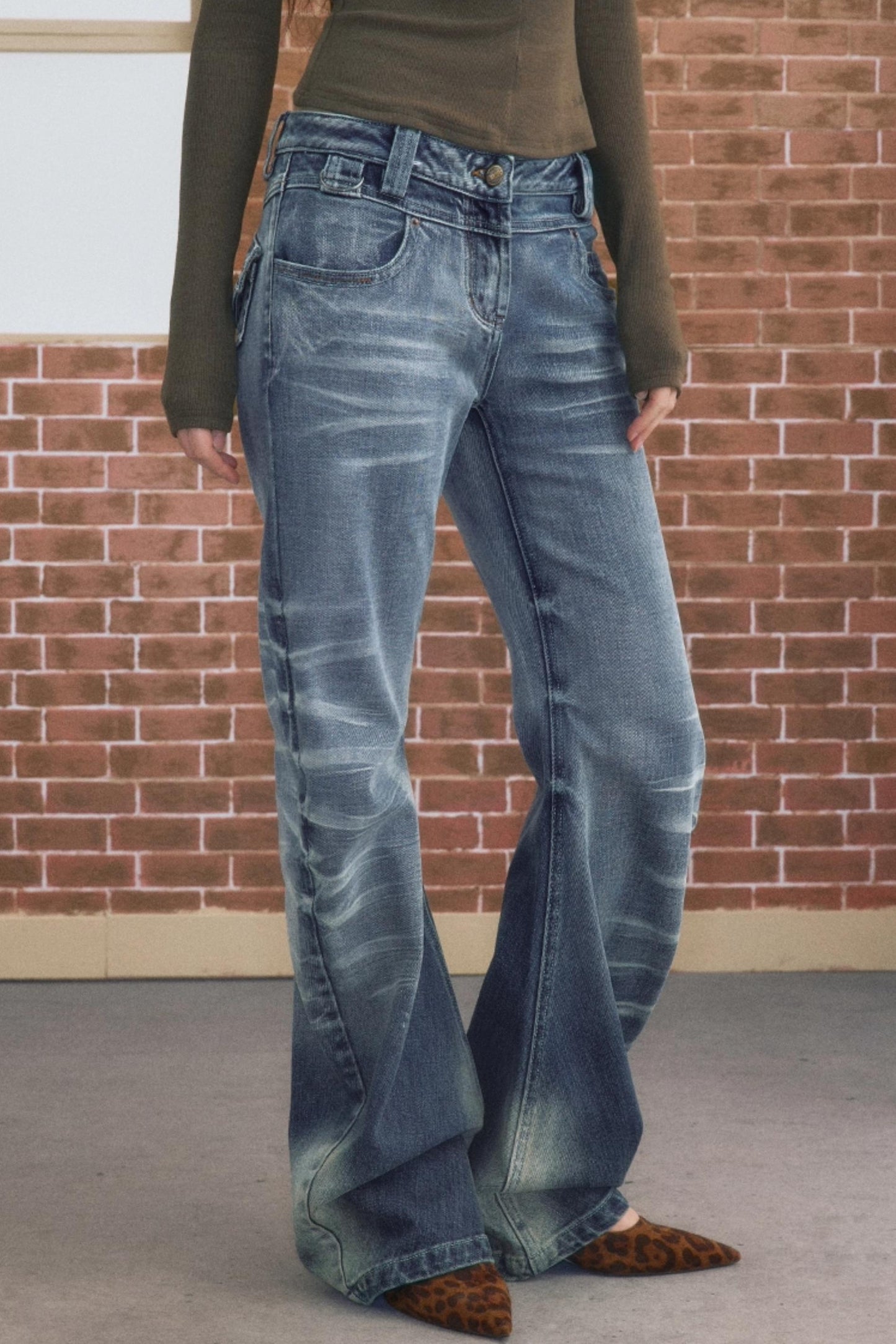 Retro Trend Winter Scimitar Jeans