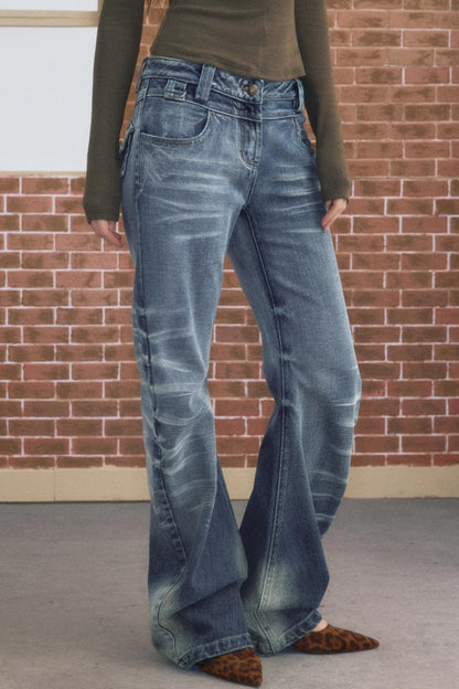Retro Trend Winter Scimitar Jeans