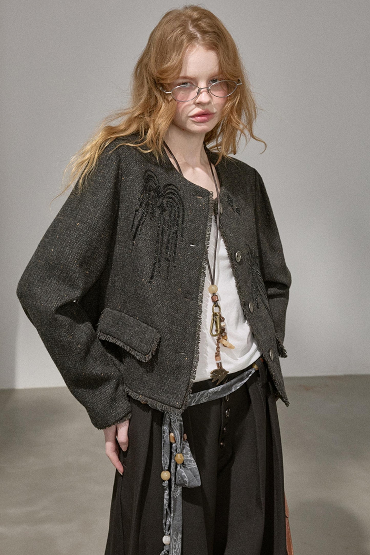 Bead-Embroidered Fireworks Jacket