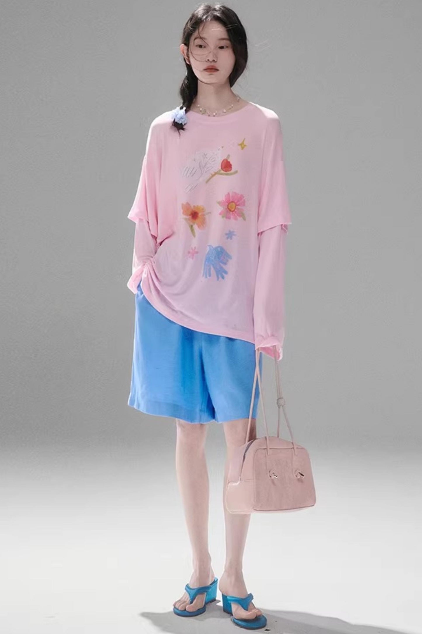 Cotton Linen Bermuda Shorts