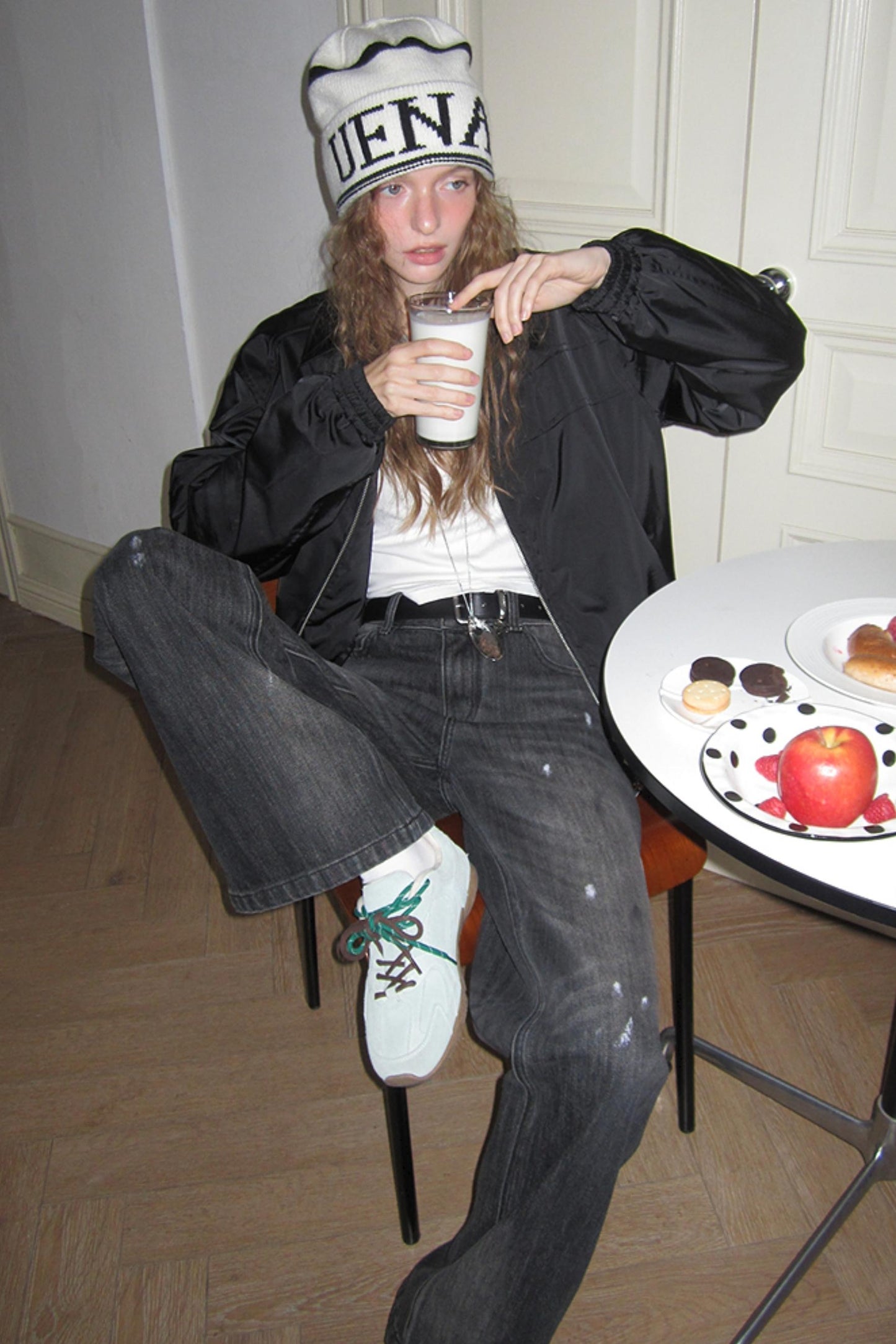 Uena Black Cotton Jacket