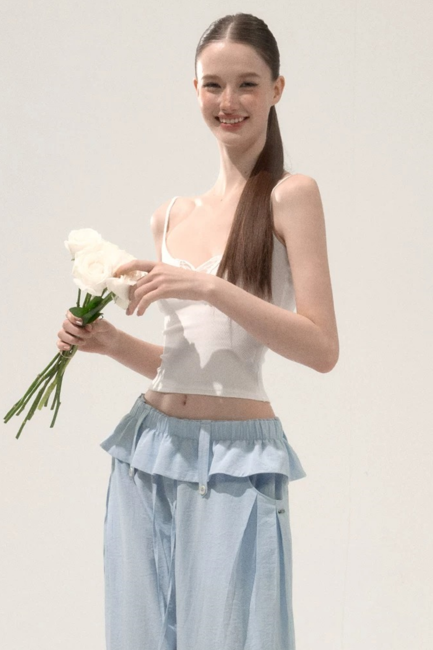 Butterfly Embroidery Camisole