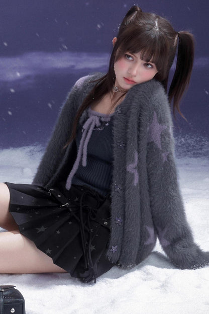 Dark Star Pleated Skirt