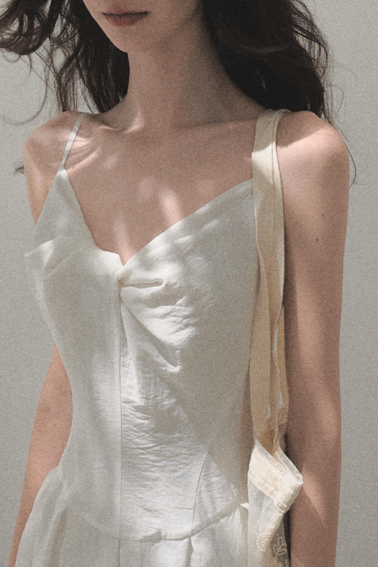 Vintage Ice Linen Camisole Dress