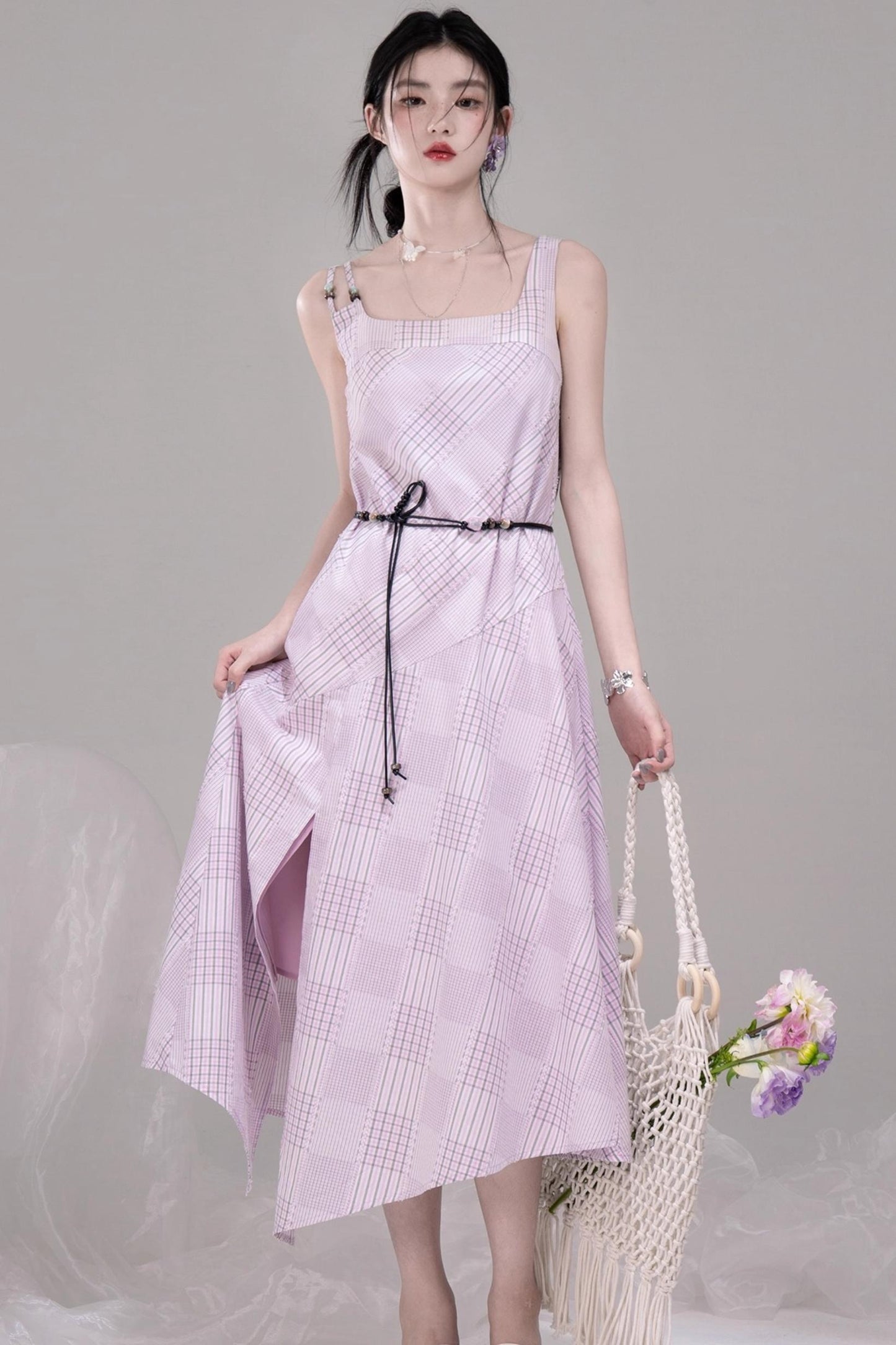 Artistic Halter Dress